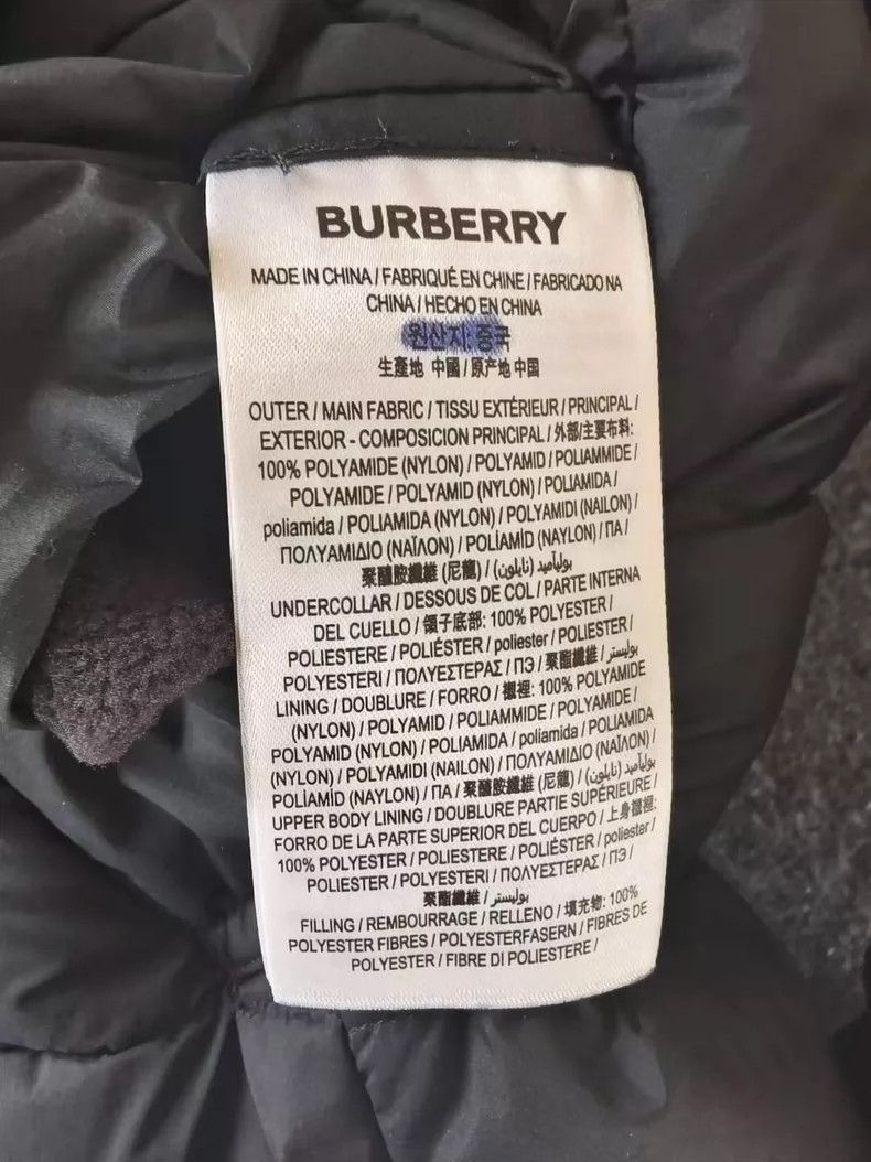Burberry Burberry Black Puffer Coat with Plaid Lining Size XXS / US 00 / IT 34 - 4 Thumbnail