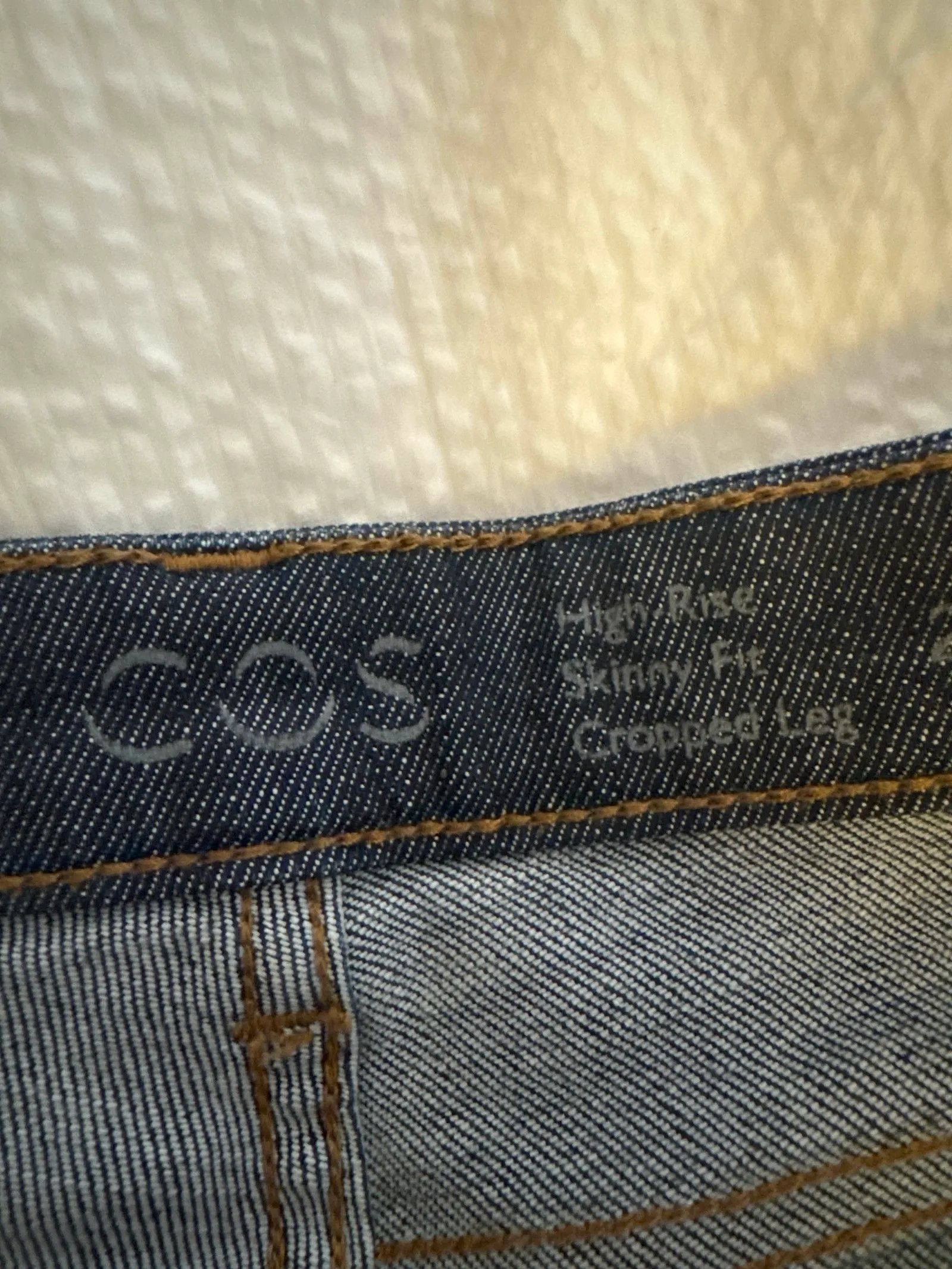 Cos Cos High rise skinny fit Jeans Size 26" / US 2 / IT 38 - 2 Thumbnail