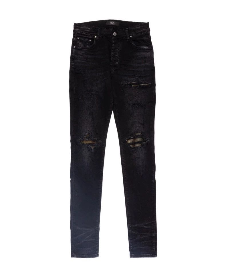 Amiri amiri black distressed mx1 jeans Size US 32 / EU 48 - 8 Thumbnail