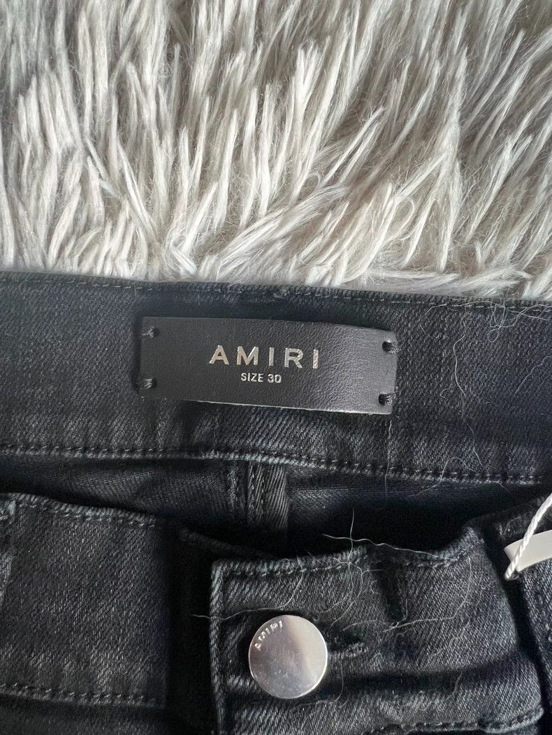 Amiri amiri black distressed mx1 jeans Size US 32 / EU 48 - 2 Thumbnail