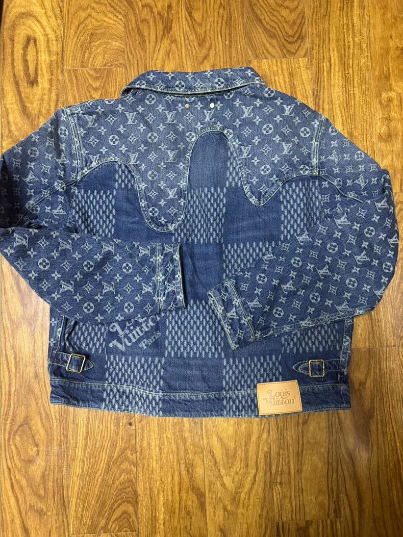 Louis Vuitton Louis Vuitton x Nigo Denim Jacket Size 52 Size US XL / EU 56 / 4 - 2 Thumbnail