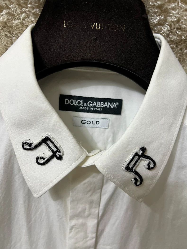 Dolce & Gabbana Dolce Gabbana Men's White Shirt Size US M / EU 48-50 / 2 - 3 Thumbnail