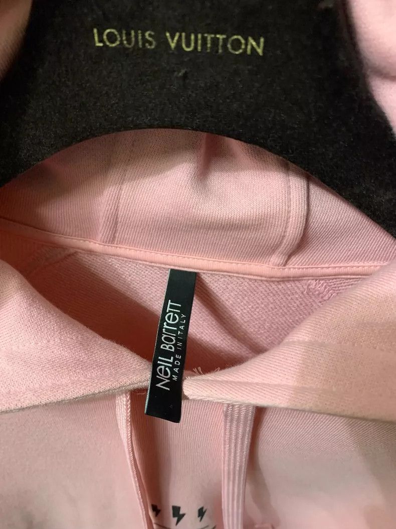 Neil Barrett Neil Barrett Men's Pink Hoodie S Size US S / EU 44-46 / 1 - 4 Thumbnail