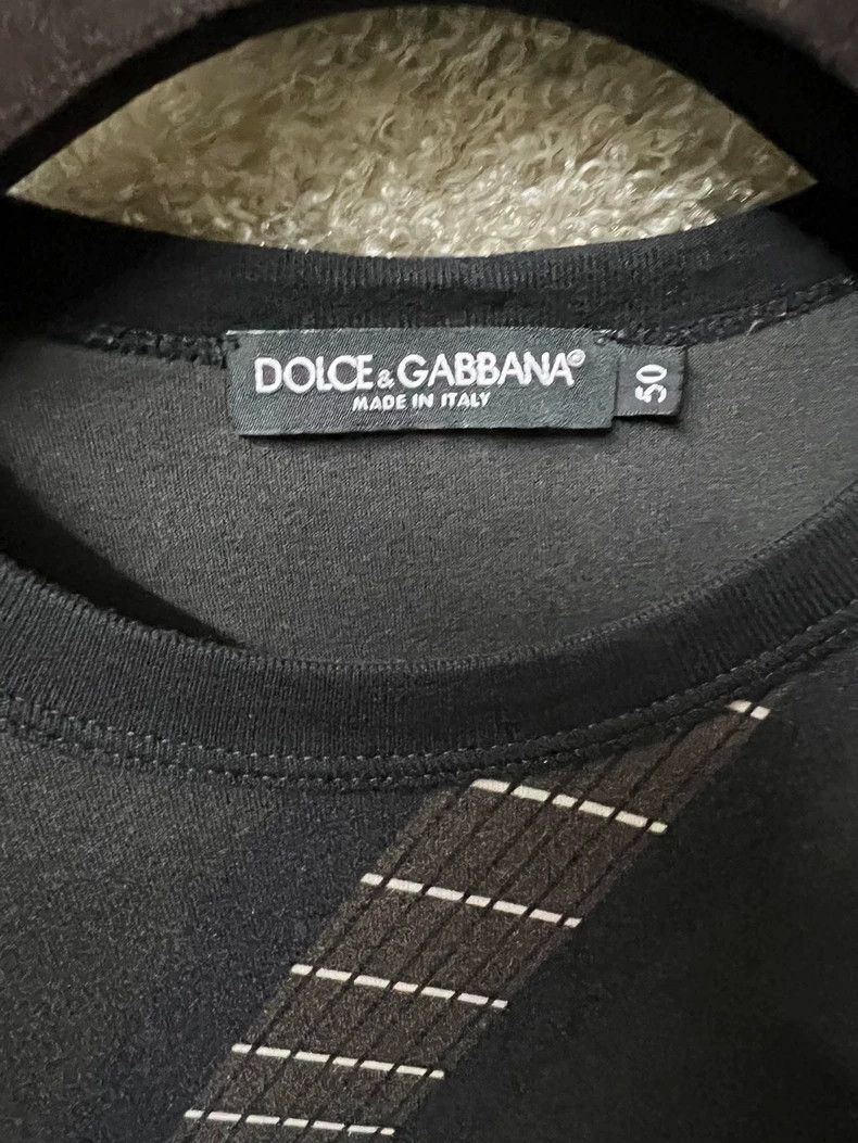 Dolce & Gabbana Dolce & Gabbana Men's Graphic Print T-Shirt Size US L / EU 52-54 / 3 - 3 Thumbnail