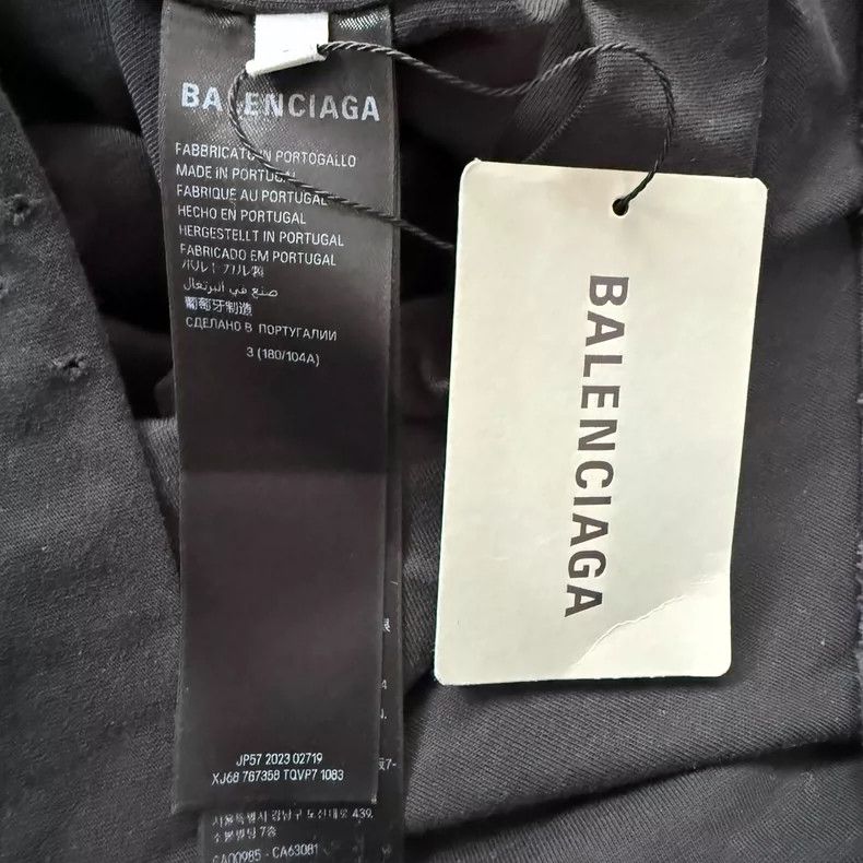 Balenciaga Balenciaga Antwerpen Palace Logo Short Sleeve T-shirt Size US S / EU 44-46 / 1 - 5 Thumbnail