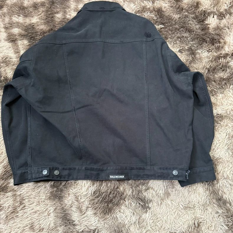 Balenciaga Balenciaga Valentine Embroidered Denim Jacket Size US XS / EU 42 / 0 - 4 Thumbnail