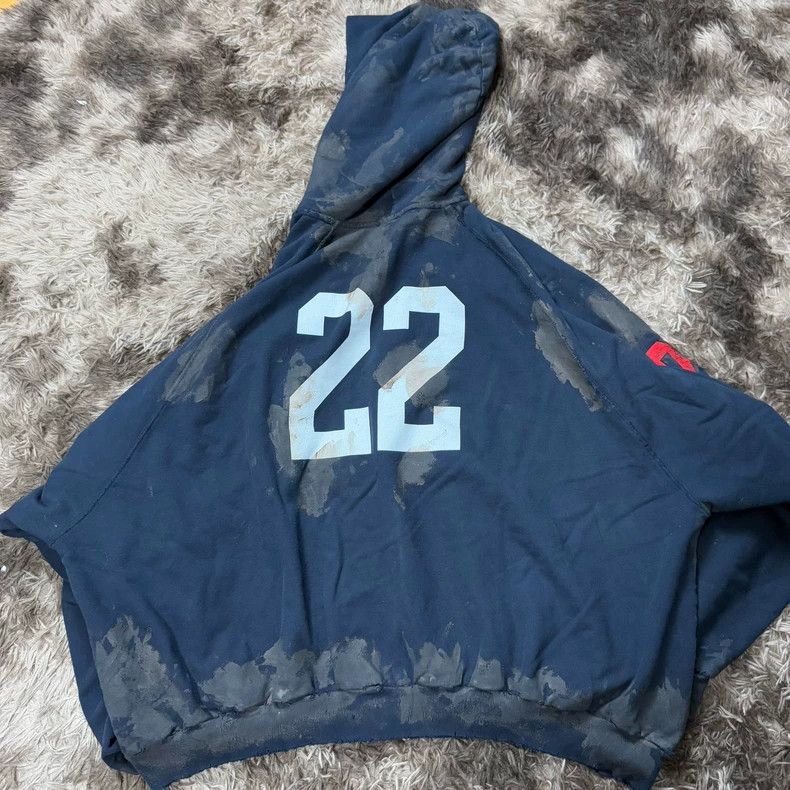 Balenciaga Balenciaga 22FW Mud-Dye Horse Hoodie Size US S / EU 44-46 / 1 - 2 Thumbnail