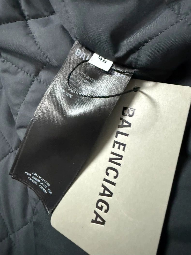 Balenciaga Balenciaga Logo Long Cotton Parka Coat Size US XL / EU 56 / 4 - 5 Thumbnail