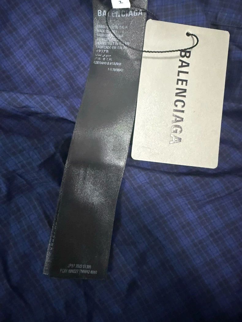 Balenciaga Balenciaga FW22 Check Layered Long Sleeve Top Size US S / EU 44-46 / 1 - 3 Thumbnail