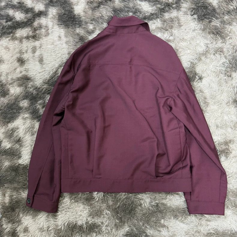 Miu Miu Miu Miu Burgundy Embroidered Logo Jacket Size L / US 10 / IT 46 - 5 Thumbnail