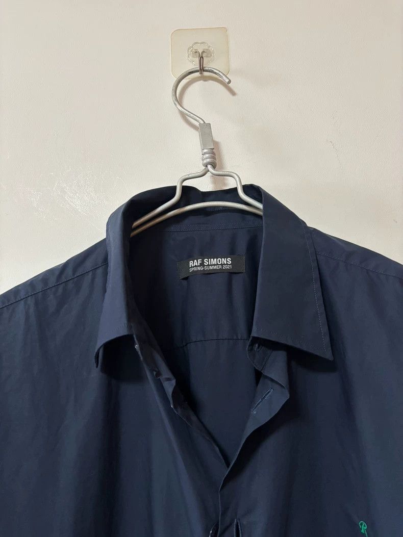 Raf Simons Raf Simons Blue Short Sleeve Shirt Size US XL / EU 56 / 4 - 2 Thumbnail
