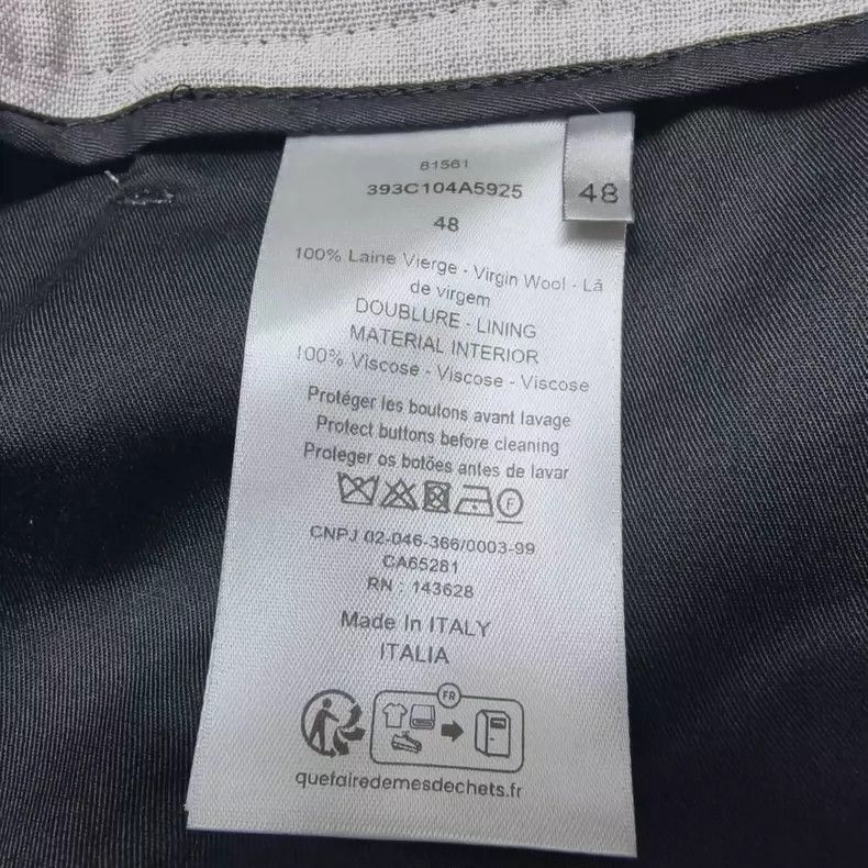 Dior dior gray wool formal pants Size US 44 / EU 60 - 3 Thumbnail