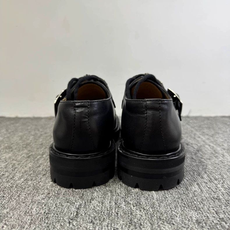 Alexander McQueen alexander mcqueen black leather shoes Size US 5 / EU 37 - 2 Thumbnail