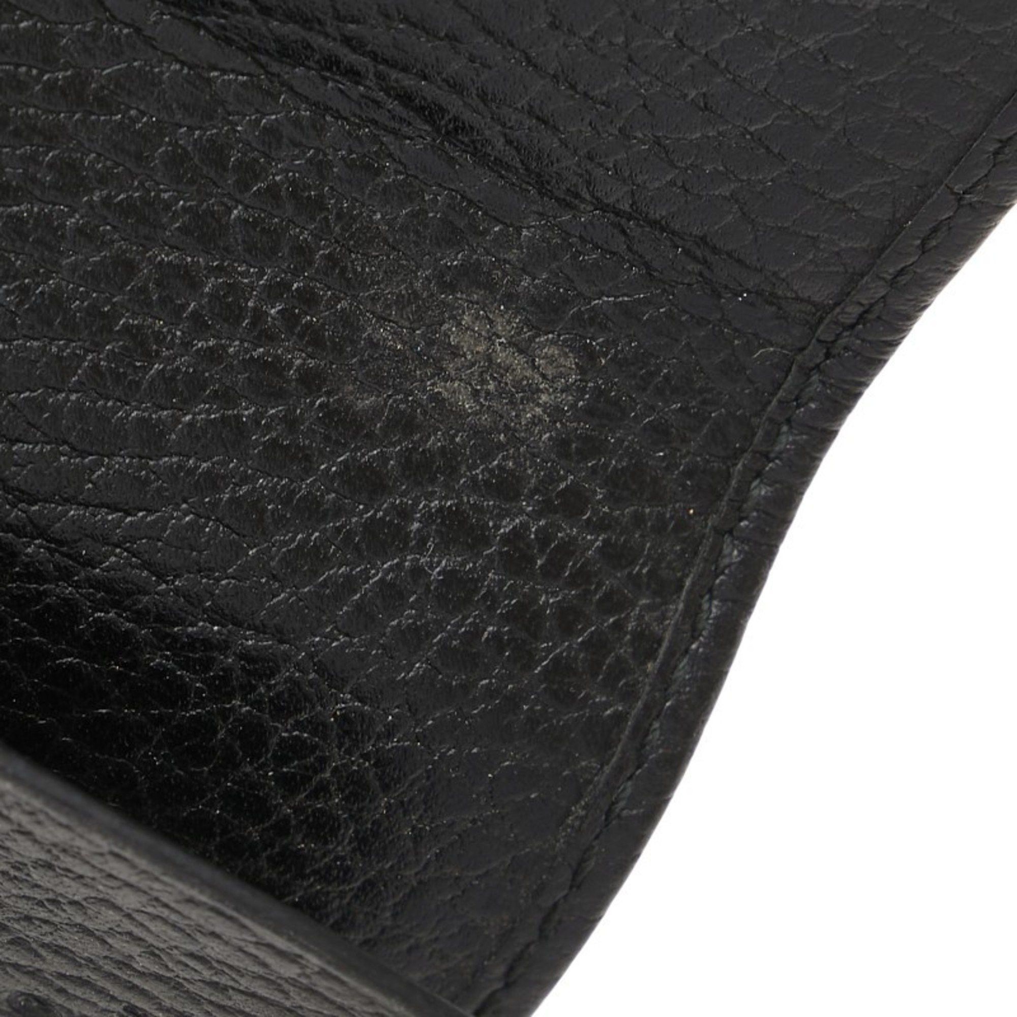Gucci Gucci GG Marmont 6-ring key case 456118 Black Leather Women's GUCCI Size ONE SIZE - 8 Thumbnail