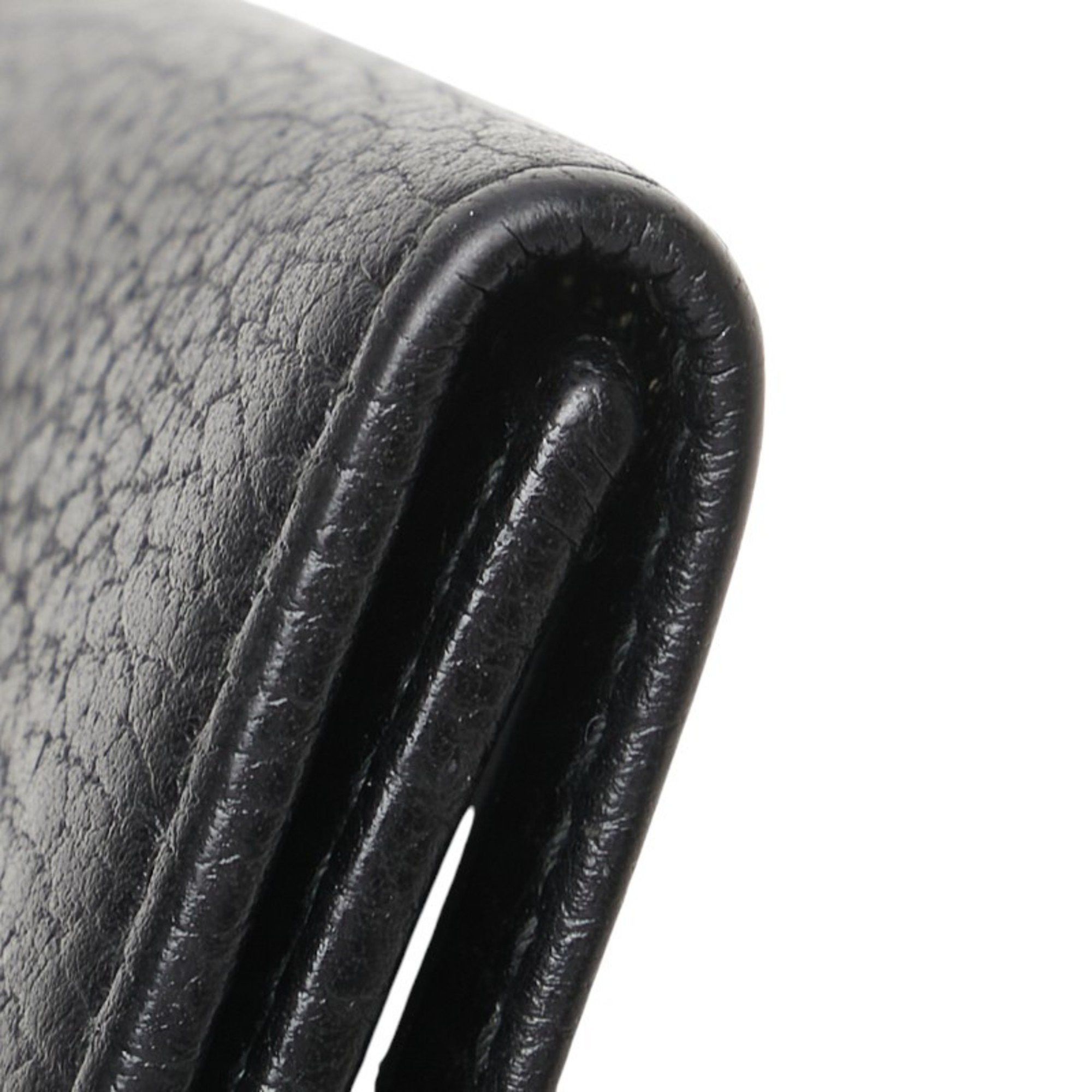Gucci Gucci GG Marmont 6-ring key case 456118 Black Leather Women's GUCCI Size ONE SIZE - 6 Thumbnail