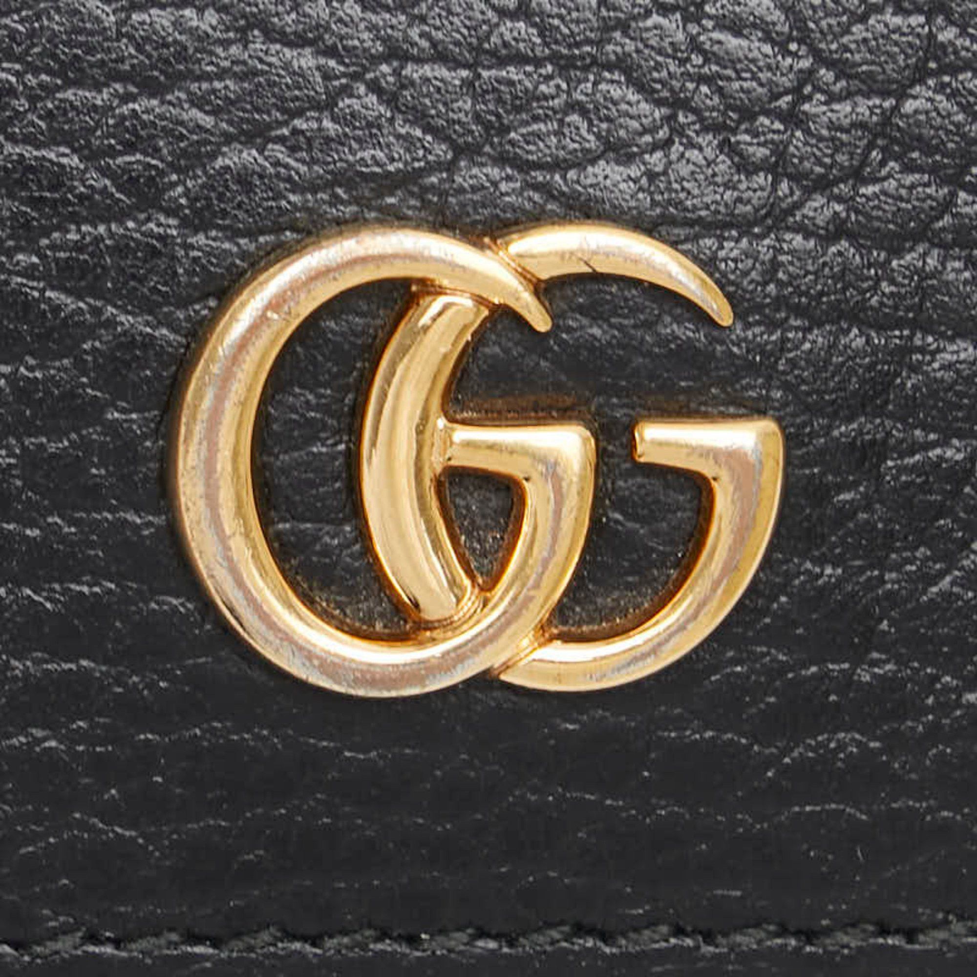 Gucci Gucci GG Marmont 6-ring key case 456118 Black Leather Women's GUCCI Size ONE SIZE - 11 Thumbnail