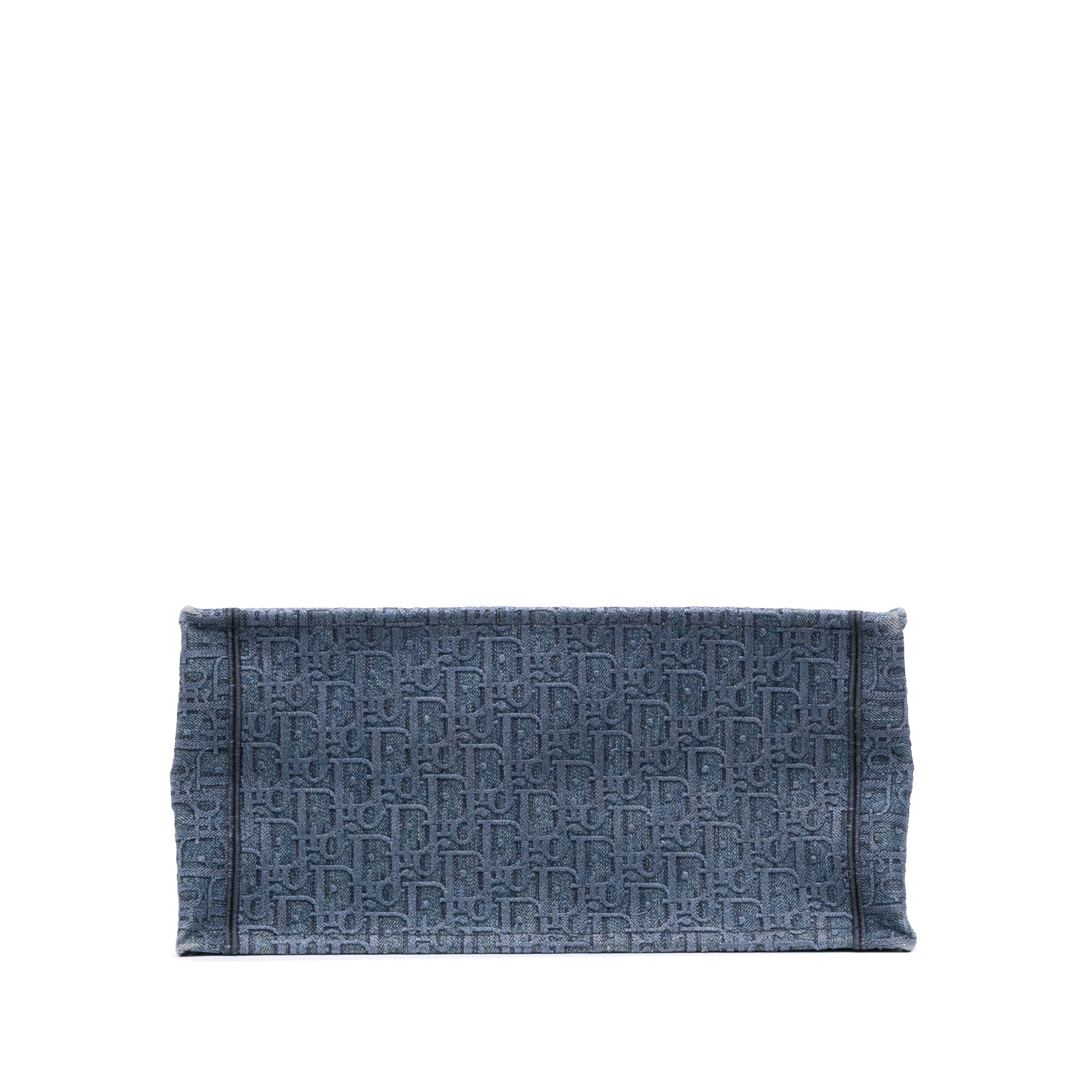 Dior Dior Medium Oblique Denim Book Tote Size ONE SIZE - 3 Thumbnail