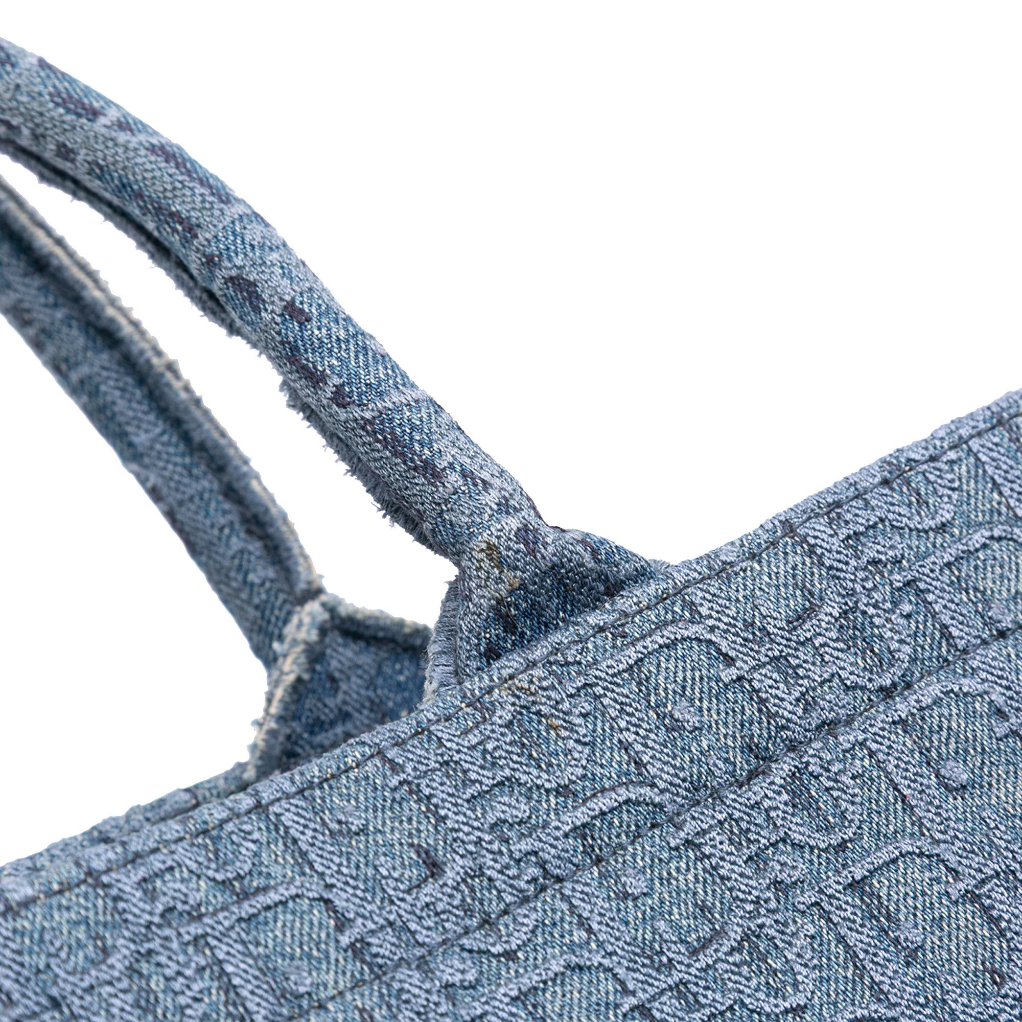 Dior Dior Medium Oblique Denim Book Tote Size ONE SIZE - 8 Thumbnail