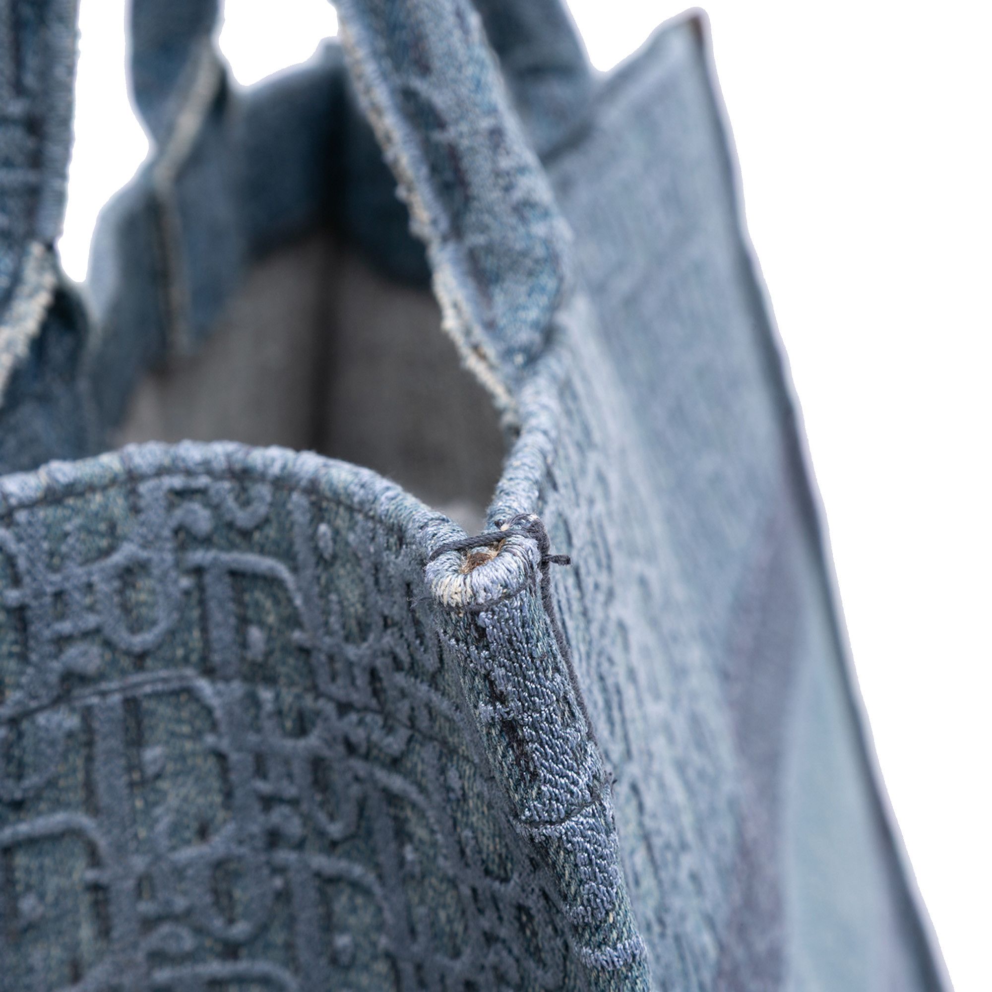 Dior Dior Medium Oblique Denim Book Tote Size ONE SIZE - 10 Thumbnail