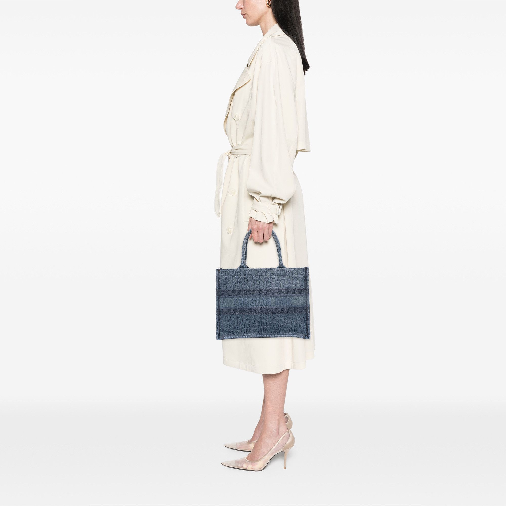 Dior Dior Medium Oblique Denim Book Tote Size ONE SIZE - 12 Thumbnail