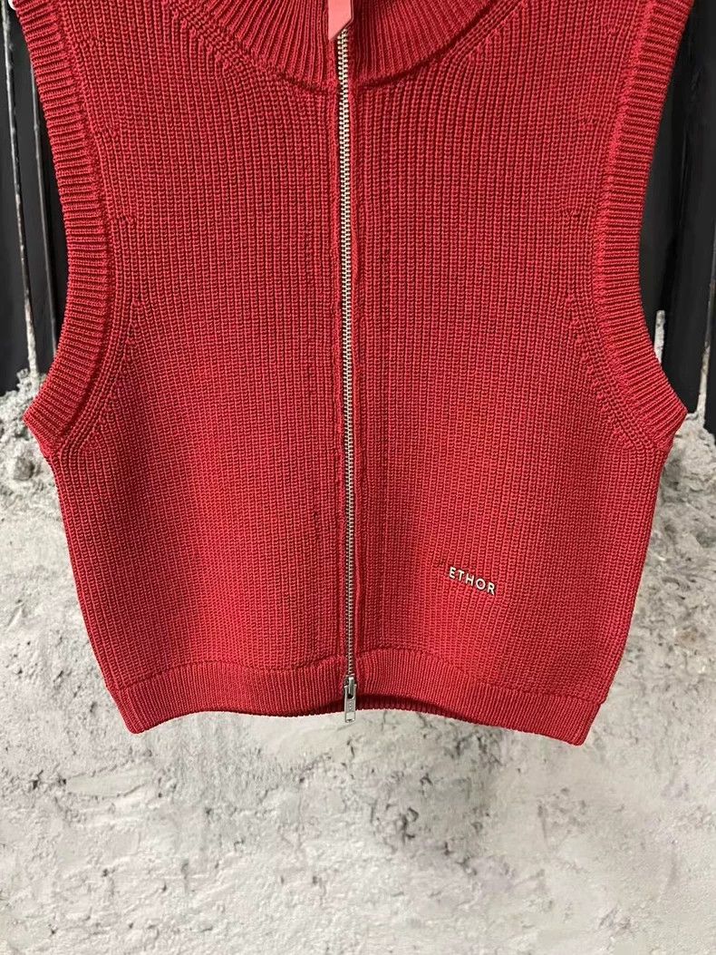 Balenciaga ETHOR Wool Vest Jacket with Zip-yf Size US M / EU 48-50 / 2 - 5 Thumbnail