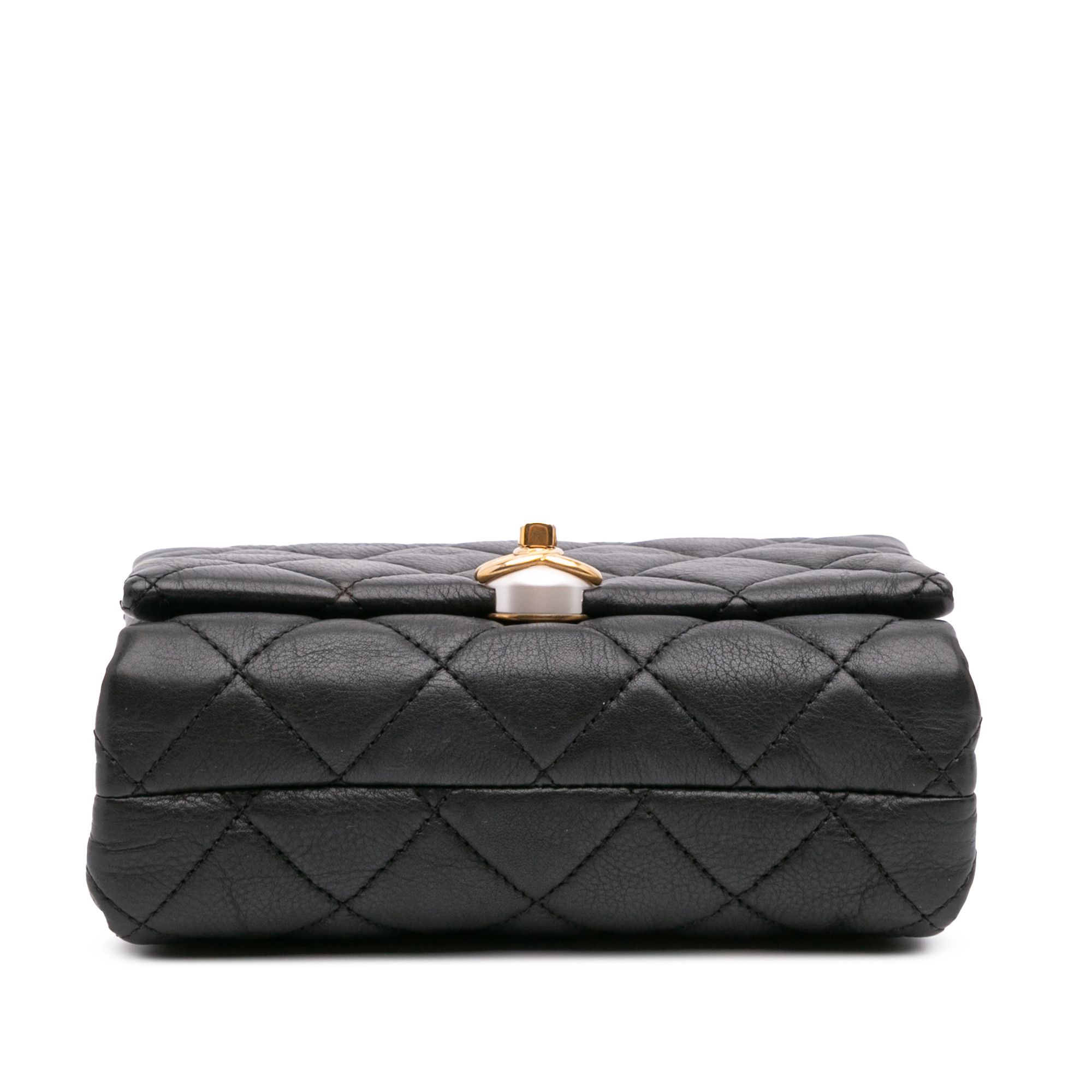 Chanel Chanel Mini Quilted Calfskin Pearl CC Accordion Flap Size ONE SIZE - 3 Thumbnail