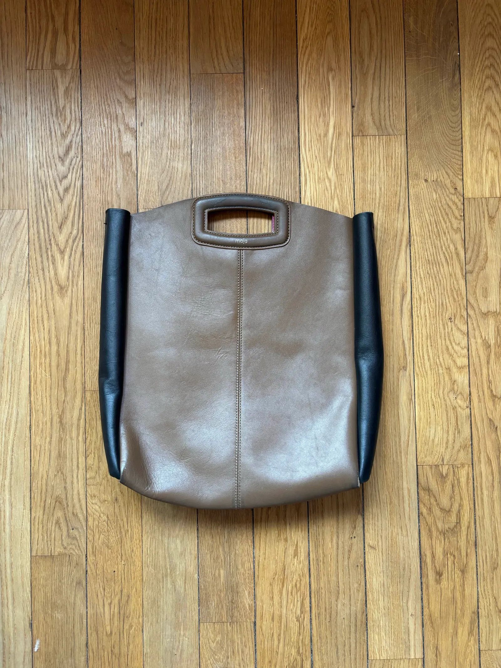 Maje Maje H155HELSY camel Bucket Bag Size ONE SIZE - 5 Thumbnail