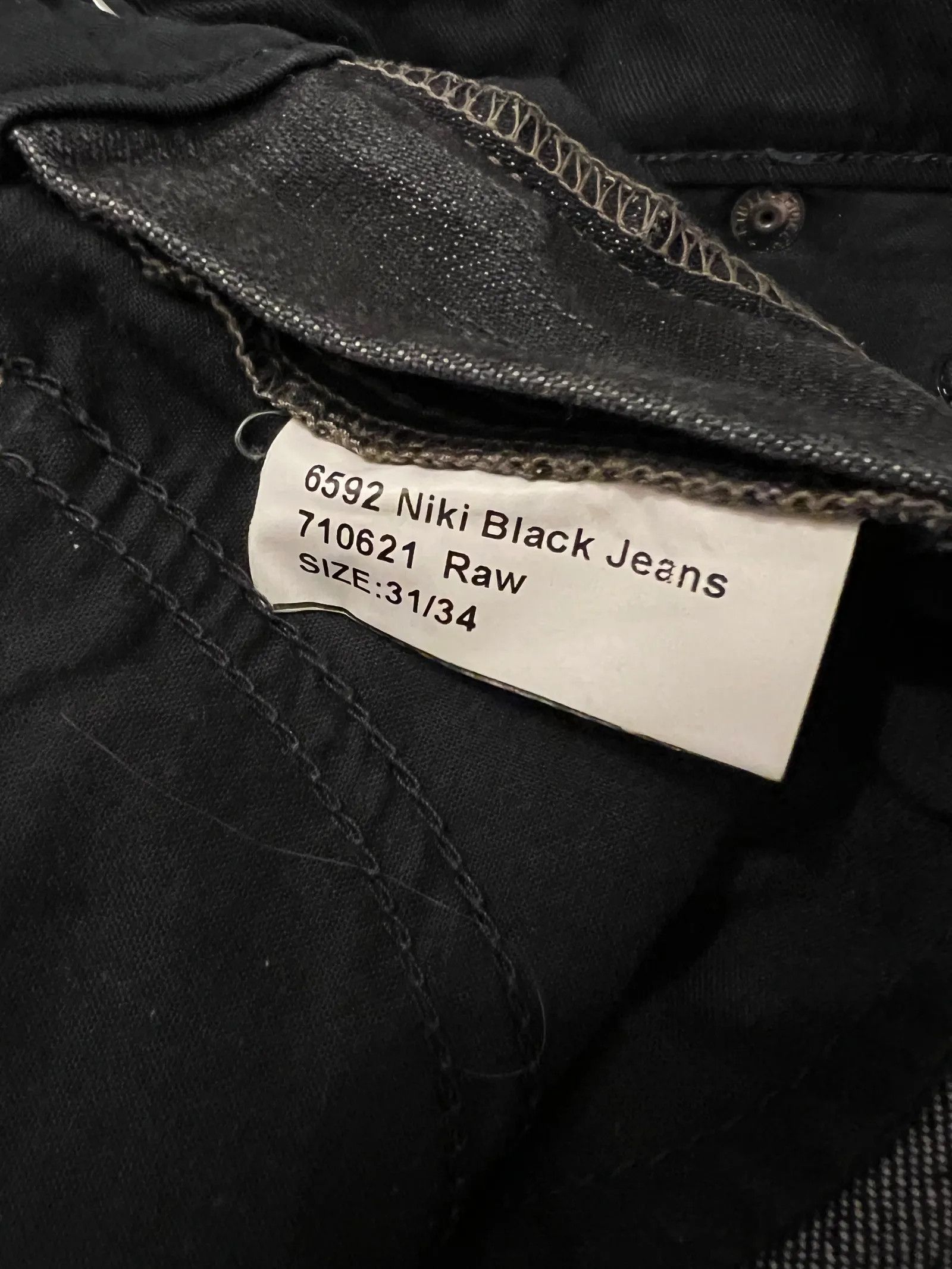 Filippa K Filippa K Niki Black Jeans Raw Jeans Size US 31 - 3 Thumbnail