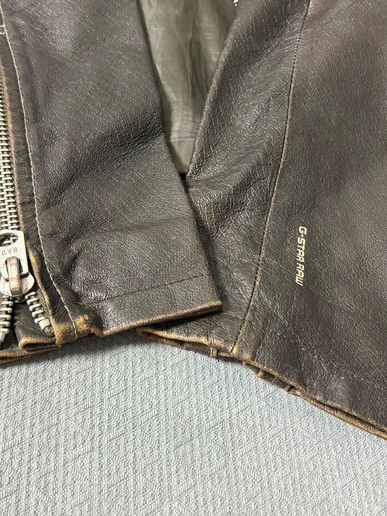 Goyard G-STAR RAW Classic Leather Jacket Size US M / EU 48-50 / 2 - 7 Thumbnail