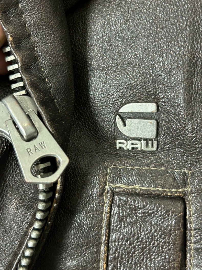 Goyard G-STAR RAW Classic Leather Jacket Size US M / EU 48-50 / 2 - 3 Thumbnail
