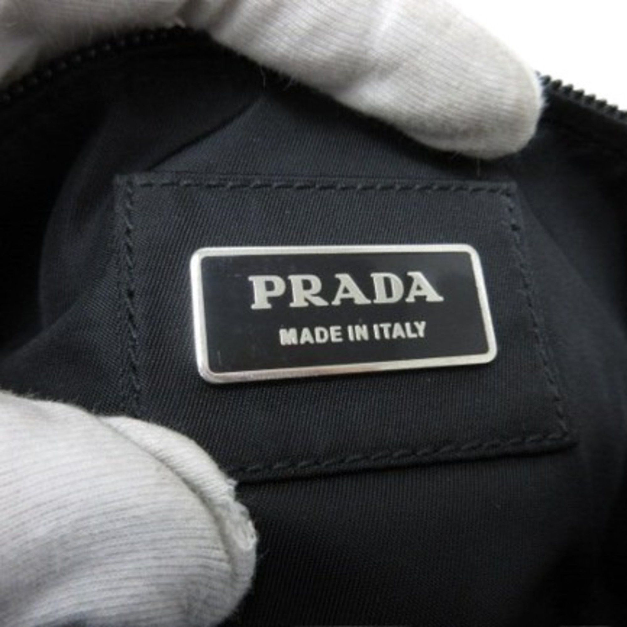 Prada PRADA Triangle Waist Bag - Black Nylon with Logo for Men and Women Size ONE SIZE - 9 Thumbnail