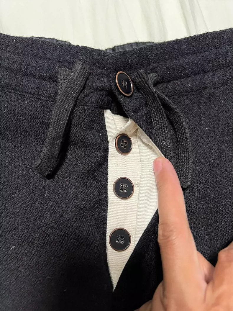 Japanese Brand Men's Casual Wool Cropped Pants Size M Size US 37 - 4 Thumbnail
