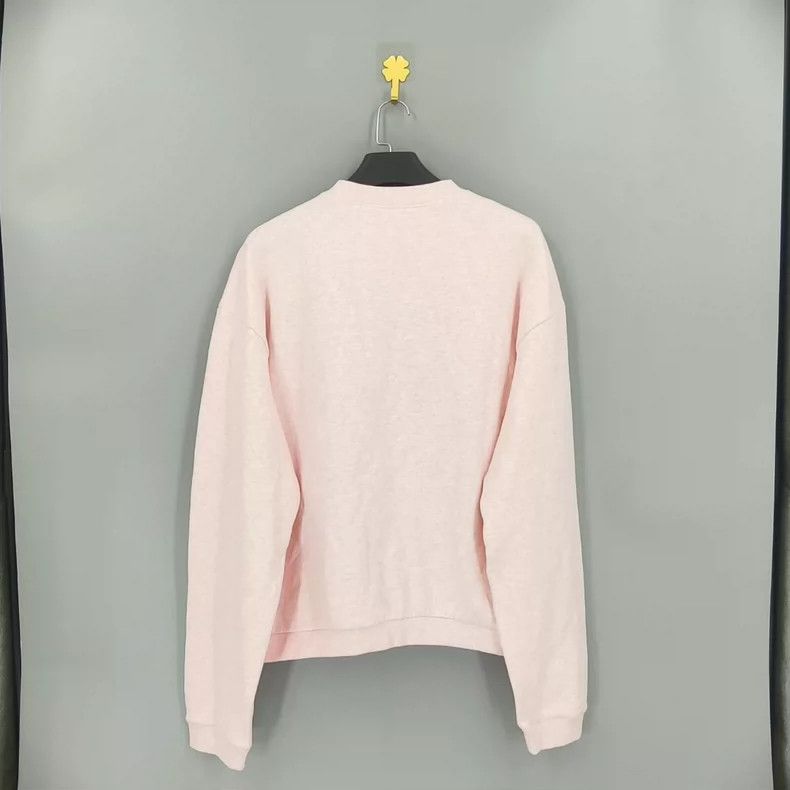 Dior Dior Pink Logo Embroidered Pullover Sweatshirt Size US M / EU 48-50 / 2 - 2 Thumbnail