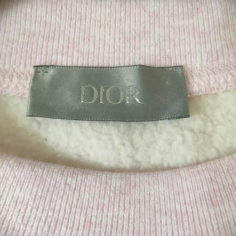 Dior Dior Pink Logo Embroidered Pullover Sweatshirt Size US M / EU 48-50 / 2 - 3 Thumbnail