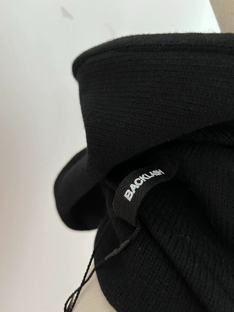 Isaac Sellam Experience ISAMUKATAYAMA BACKLASH Knit Hooded Neck Cover Hat Size ONE SIZE - 6 Thumbnail