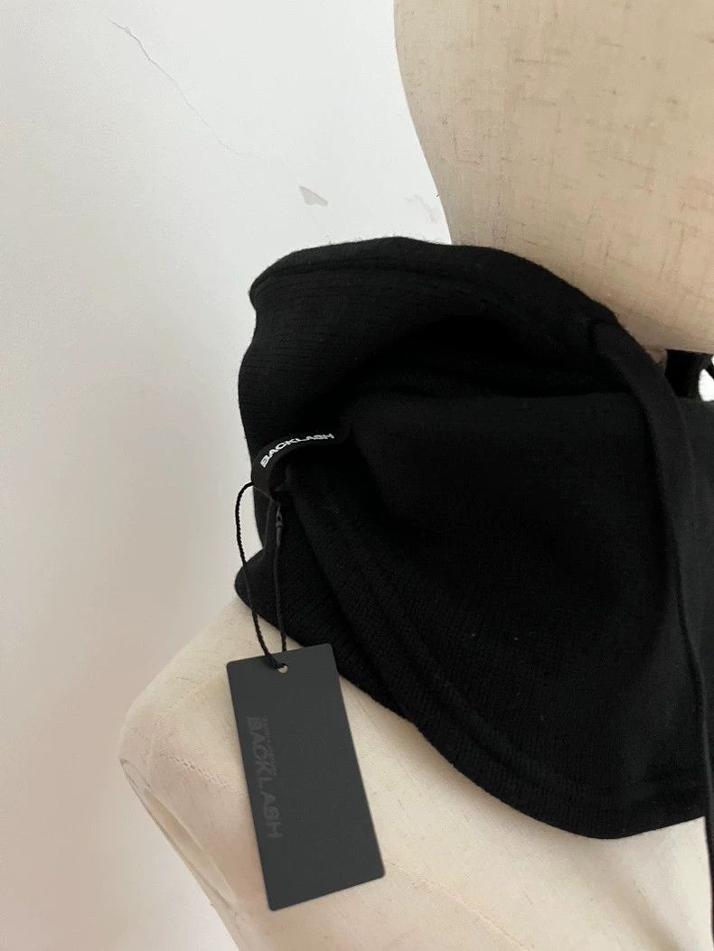Isaac Sellam Experience ISAMUKATAYAMA BACKLASH Knit Hooded Neck Cover Hat Size ONE SIZE - 7 Thumbnail