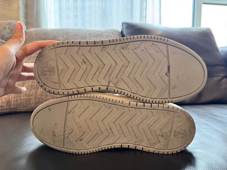 Brunello Cucinelli burnello cucinelli white gray sneakers Size US 12 / EU 45 - 4 Thumbnail