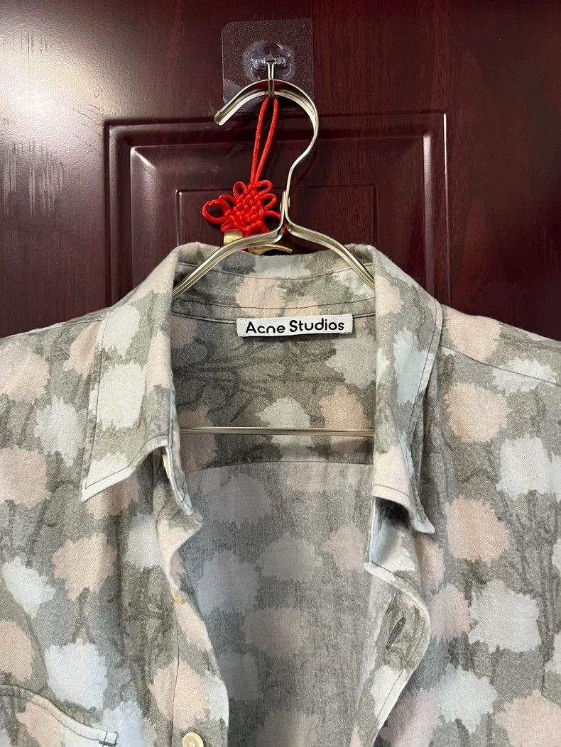 Acne Studios acne studios long sleeve patterned shirt Size US XS / EU 42 / 0 - 2 Thumbnail