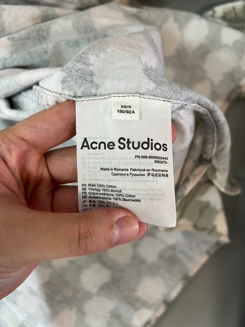 Acne Studios acne studios long sleeve patterned shirt Size US XS / EU 42 / 0 - 5 Thumbnail