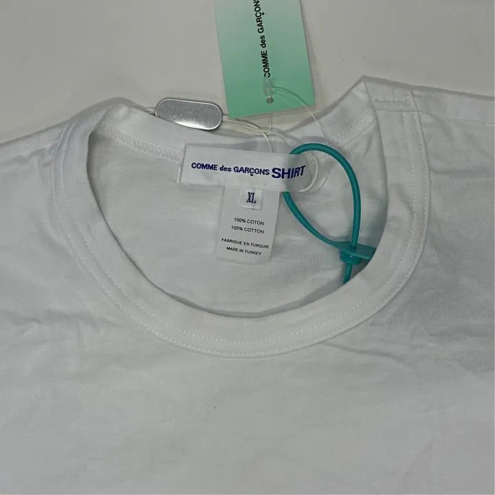 Comme des Garcons Comme des Garçons SS22 Graphic Print White Tee 0079 Size US XL / EU 56 / 4 - 5 Thumbnail