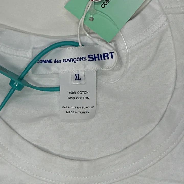 Comme des Garcons Comme des Garçons SS22 Graphic Print White Tee 0079 Size US XL / EU 56 / 4 - 4 Thumbnail