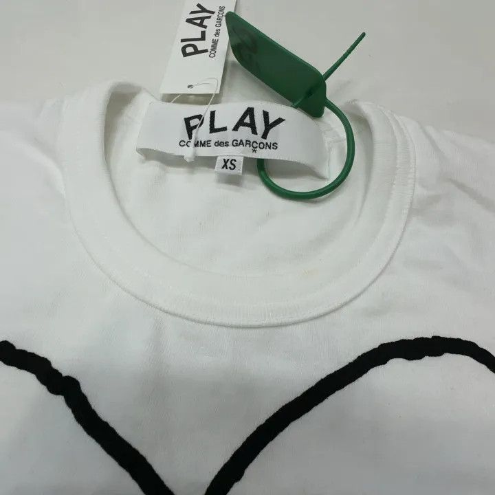 Comme des Garcons Comme des Garçons Play Heart Print T-Shirt 0079 Size US XS / EU 42 / 0 - 4 Thumbnail