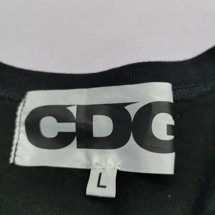 Comme des Garcons Comme des Garçons Black Logo Short Sleeve T-Shirt 0079 Size US L / EU 52-54 / 3 - 4 Thumbnail