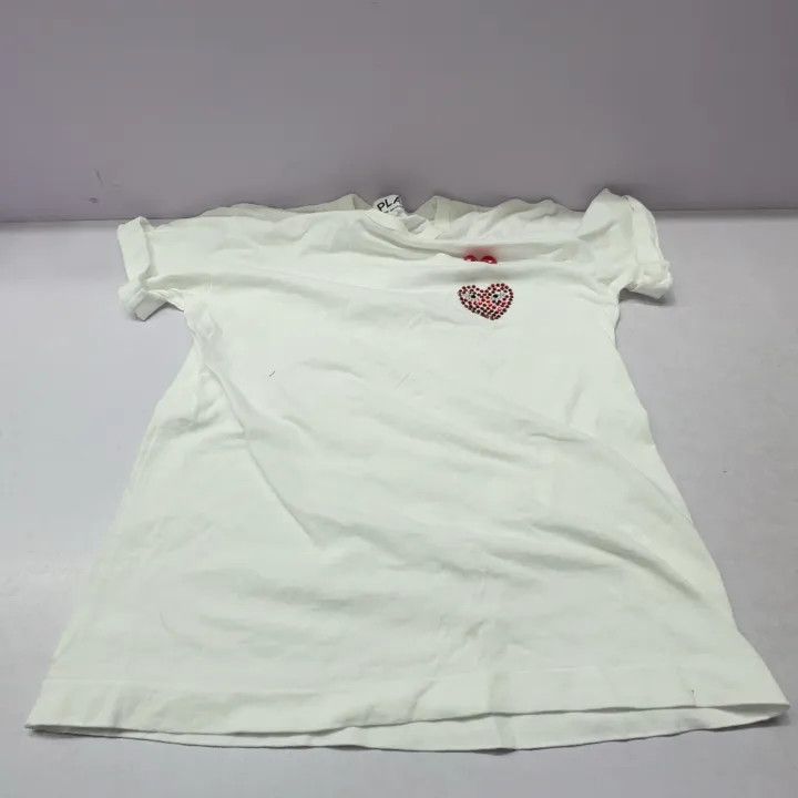 Comme des Garcons PLAY COMME des GARÇONS PLAY Red Heart Short Sleeve T-Shirt 0079 Size US M / EU 48-50 / 2 - 9 Thumbnail