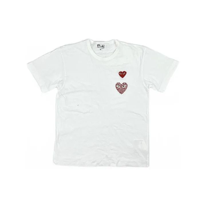Comme des Garcons PLAY COMME des GARÇONS PLAY Red Heart Short Sleeve T-Shirt 0079 Size US M / EU 48-50 / 2 - 2 Thumbnail