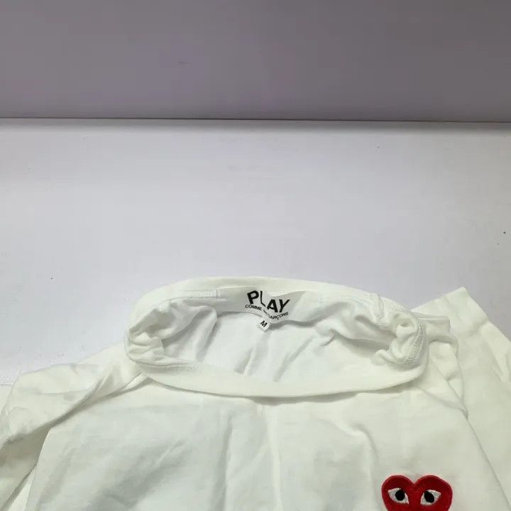 Comme des Garcons PLAY COMME des GARÇONS PLAY Red Heart Short Sleeve T-Shirt 0079 Size US M / EU 48-50 / 2 - 7 Thumbnail