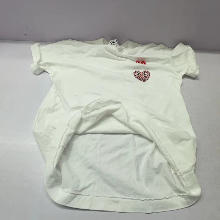 Comme des Garcons PLAY COMME des GARÇONS PLAY Red Heart Short Sleeve T-Shirt 0079 Size US M / EU 48-50 / 2 - 10 Thumbnail