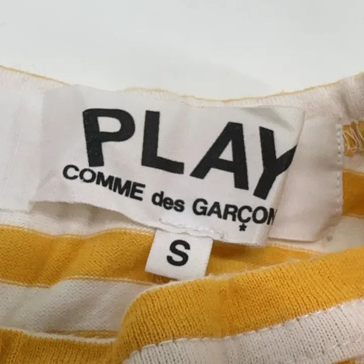 Comme des Garcons PLAY Comme des Garçons Play Long Sleeve Striped T-Shirt 0079 Size US S / EU 44-46 / 1 - 6 Thumbnail