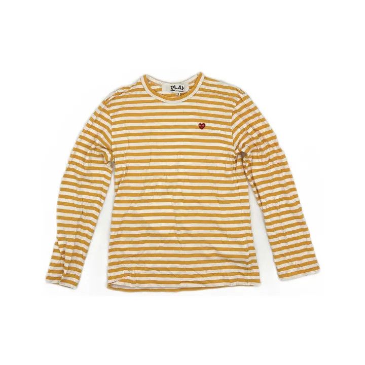 Comme des Garcons PLAY Comme des Garçons Play Long Sleeve Striped T-Shirt 0079 Size US S / EU 44-46 / 1 - 2 Thumbnail