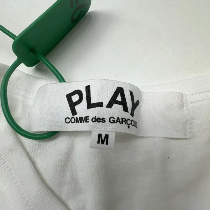 Comme des Garcons Comme des Garçons Play White Heart Logo T-shirt 0079 Size US M / EU 48-50 / 2 - 2 Thumbnail